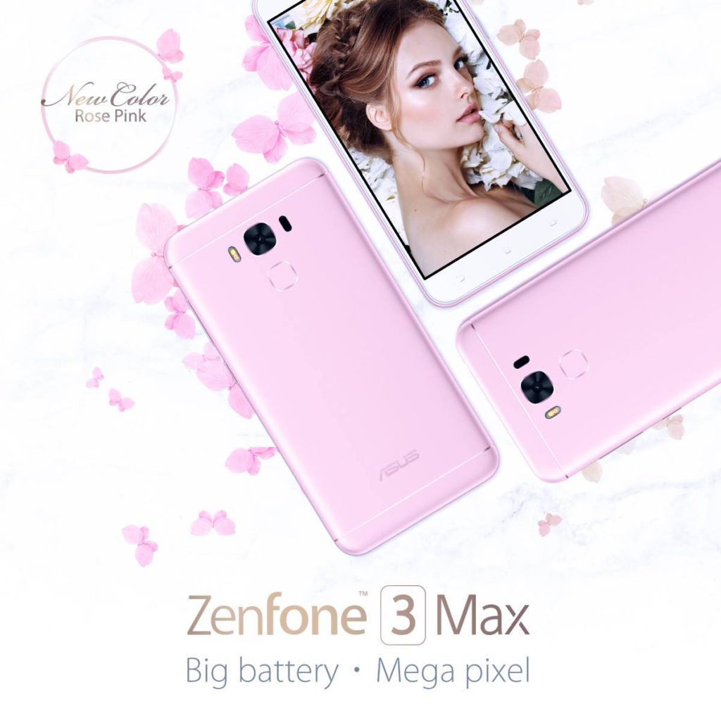 asus zenfone 3 max pink